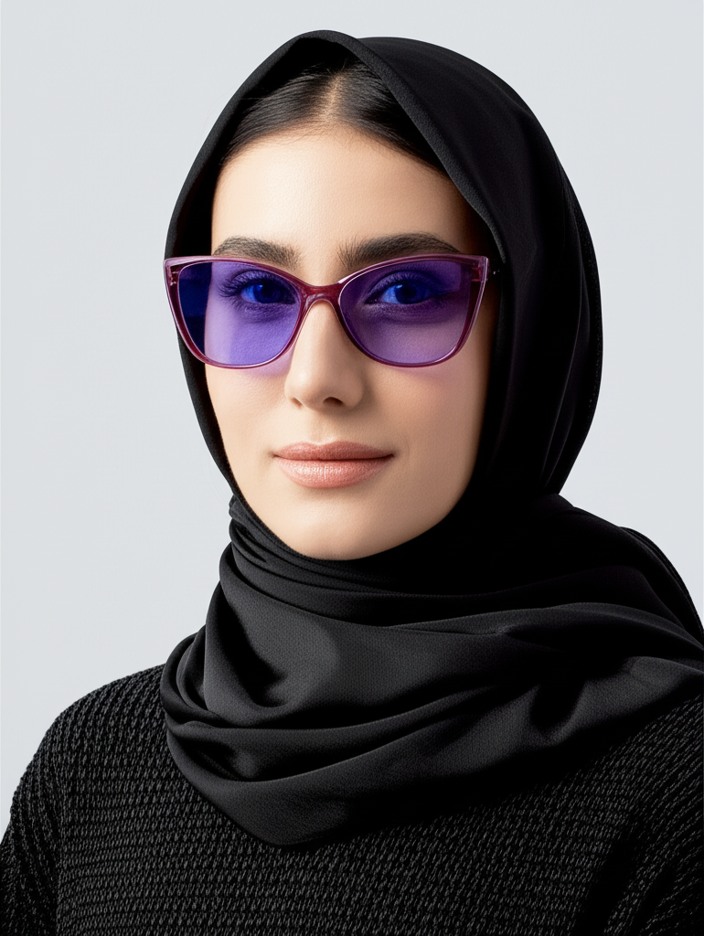 عینک شب زنانه گربه ای اورجینال