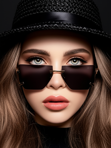 عینک آفتابی زنانه بدون فریم