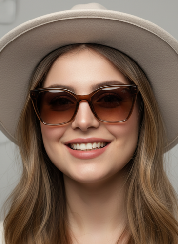 عینک افتابی زنانه اورجینال کائوچو گربه ای