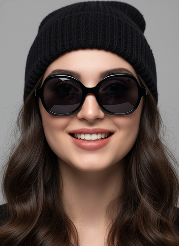 عینک افتابی زنانه اورجینال کائوچو گرد