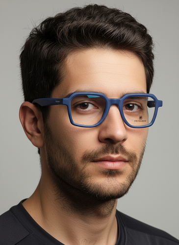 عینک طبی مردانه trussardi مربعی ابی خاص