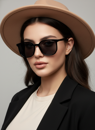 عینک افتابی زنانه اورجینال zelino مشکی