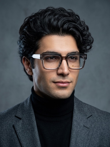 عینک طبی مردانه خاص و فشن سایه روشن قهوه ای