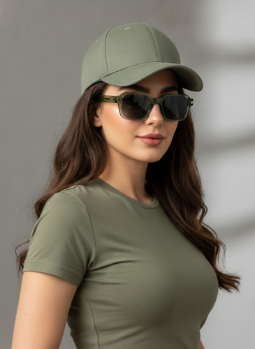 عینک آفتابی زنانه novo مربعی سبز خاص