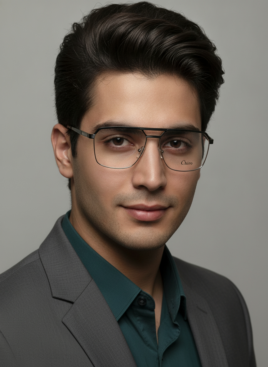 عینک طبی مردانه chiro فلزی