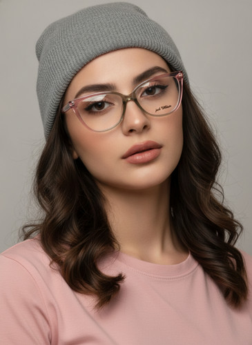 عینک طبی زنانه jack wilson گربه ای صورتی