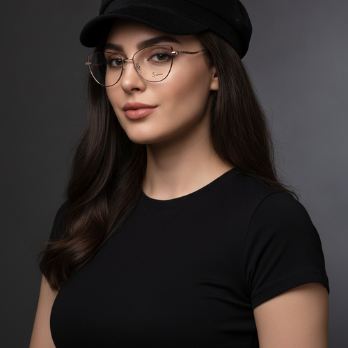 عینک طبی زنانه silmo گربه ای سایز کوچک
