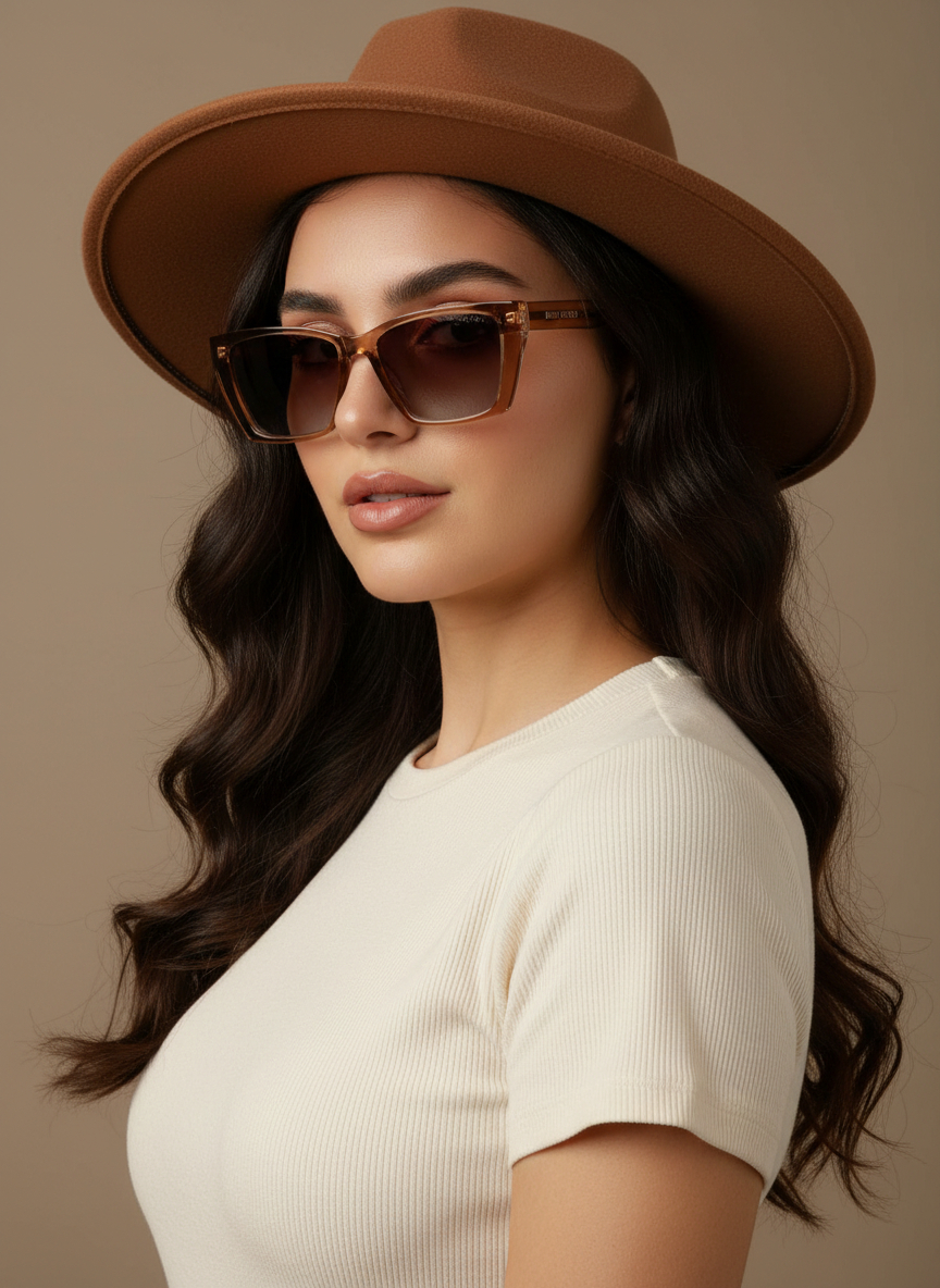 عینک افتابی زنانه گربه ای  جیمی چو