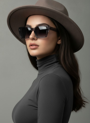 عینک افتابی زنانه مربعی cartier