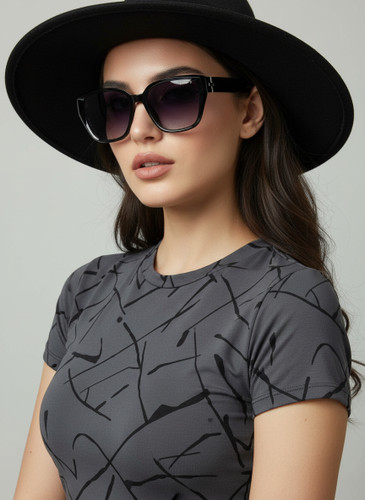 عینک افتابی زنانه نیمه گربه ای cartier