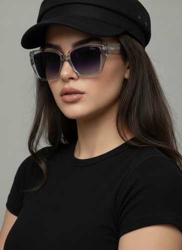 عینک افتابی زنانه مربعی dior سایز بزرگ