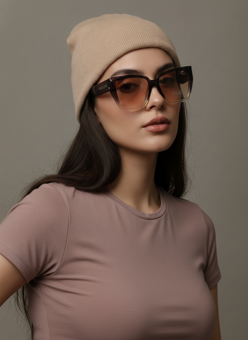 عینک شب زنانه مربعی  dior سایز بزرگ