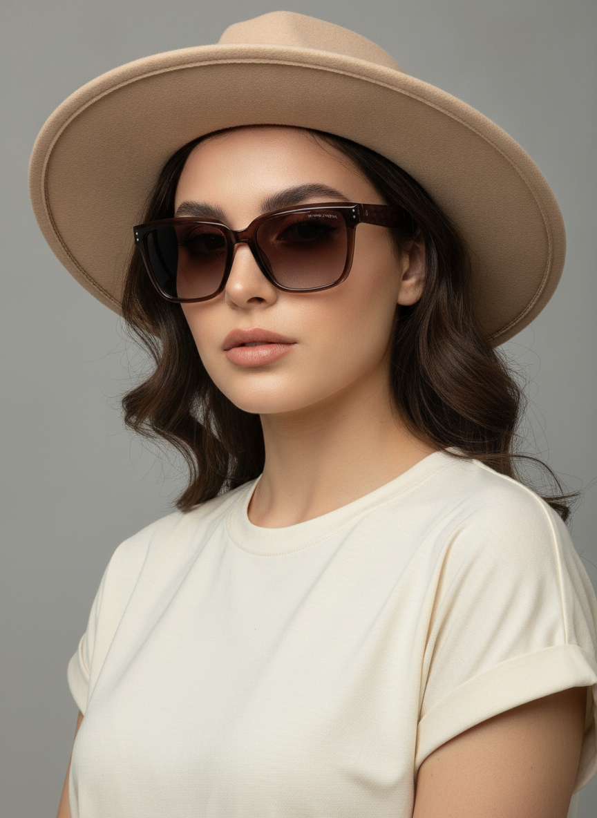 عینک افتابی زنانه مربعی bottega veneta