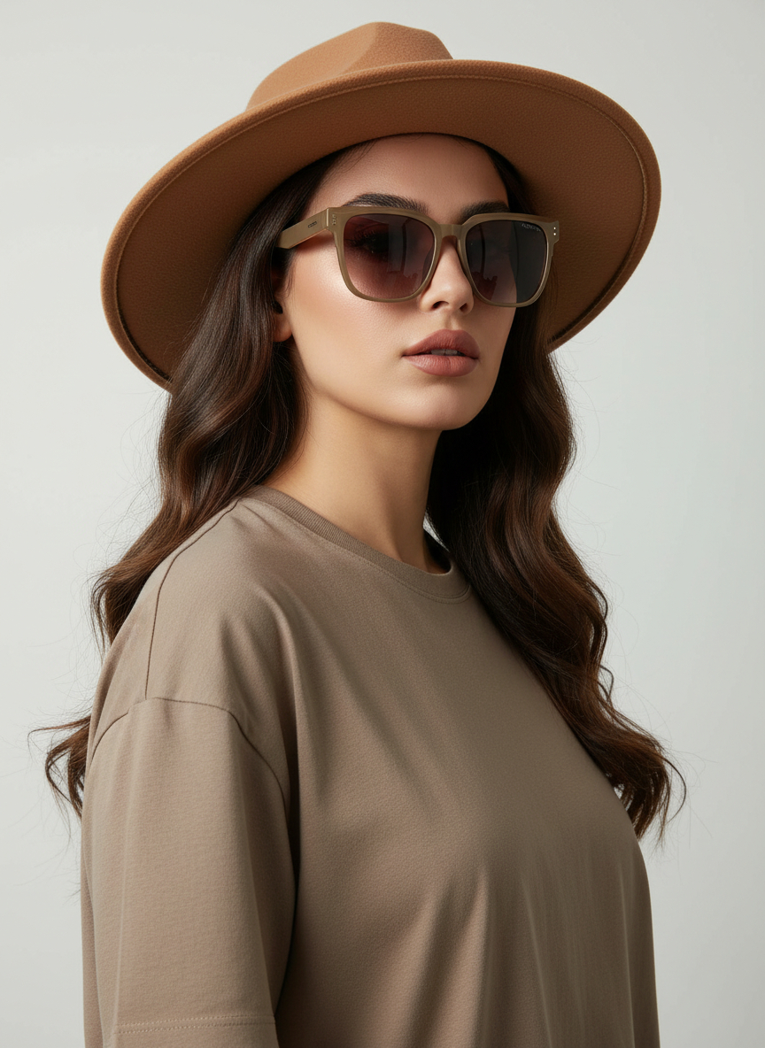 عینک افتابی زنانه.  balenciaga مربعی