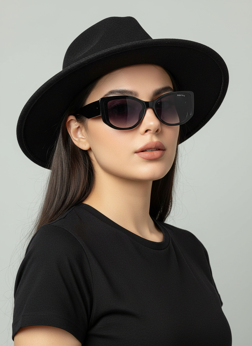 عینک آفتابی  زنانه مستطیلی فشن
