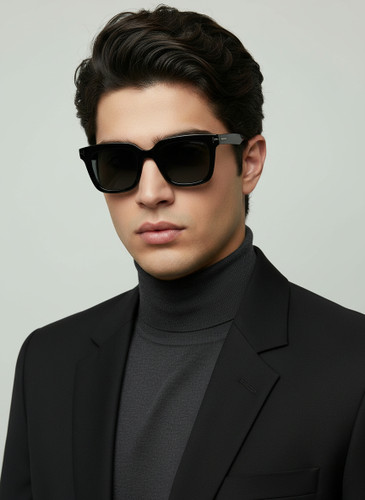 عینک افتابی مردانه اورجینال tom ford مشکی مربعی