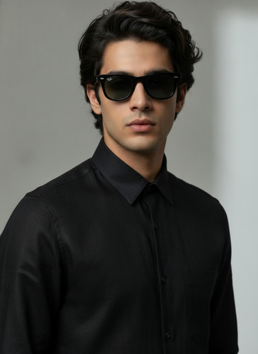 عینک افتابی مردانه اورجینال rayban ویفر مشکی