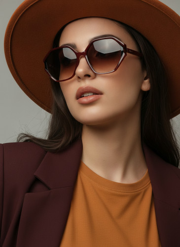 عینک افتابی زنانه اورجینال kappa گرد خاص