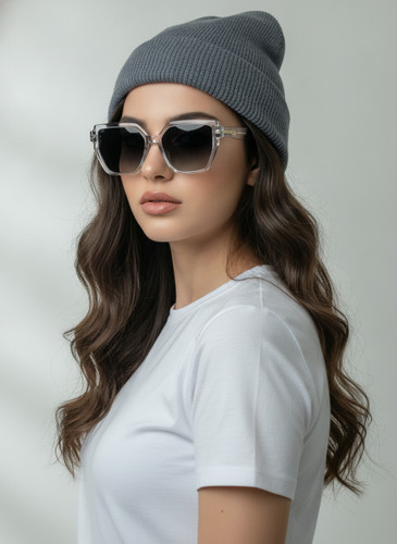 عینک افتابی زنانه اورجینال kappa گربه ای شیشه ای