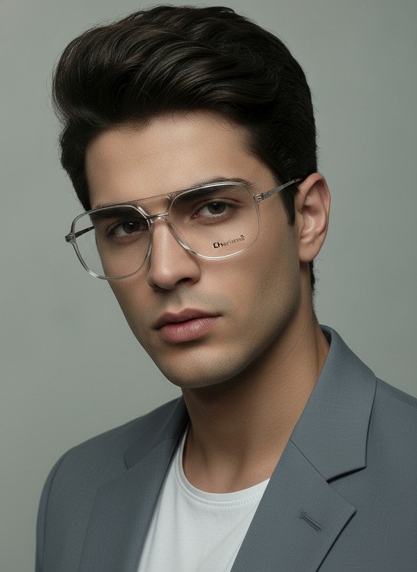 عینک طبی مردونه charisma شیشه ای