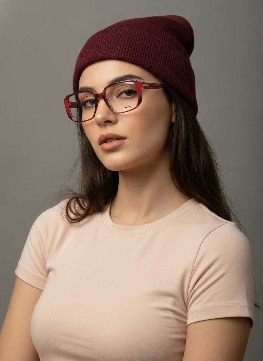 عینک طبی زنانه انا مورییس صورتی خاص