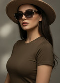 عینک افتابی زنونه گربه ای dior