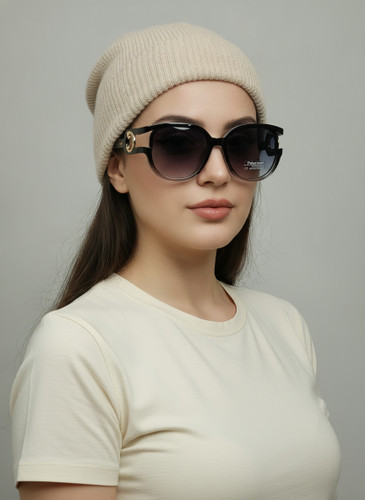 عینک افتابی زنانه گرد cartier خاص