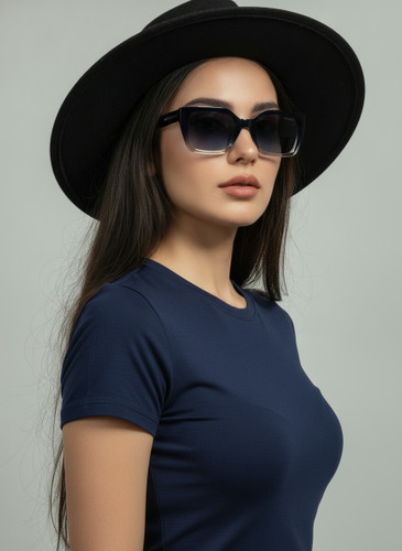 عینک افتابی زنونه bulgari نیمه فشن