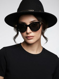 عینک افتابی زنونه خاص گربه ای مشکی tiffany