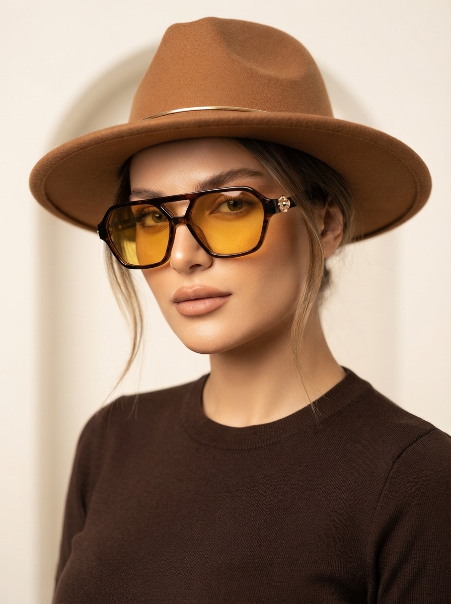 عینک شب زنونه خاص نیمه گربه ای tiffany