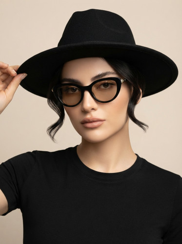 عینک شب زنانه نیمه گربه ای خاص و شیکbulgari