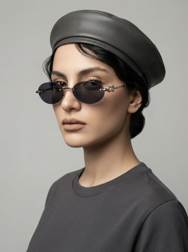 عینک فلزی زنانه بدون فریم tiffany