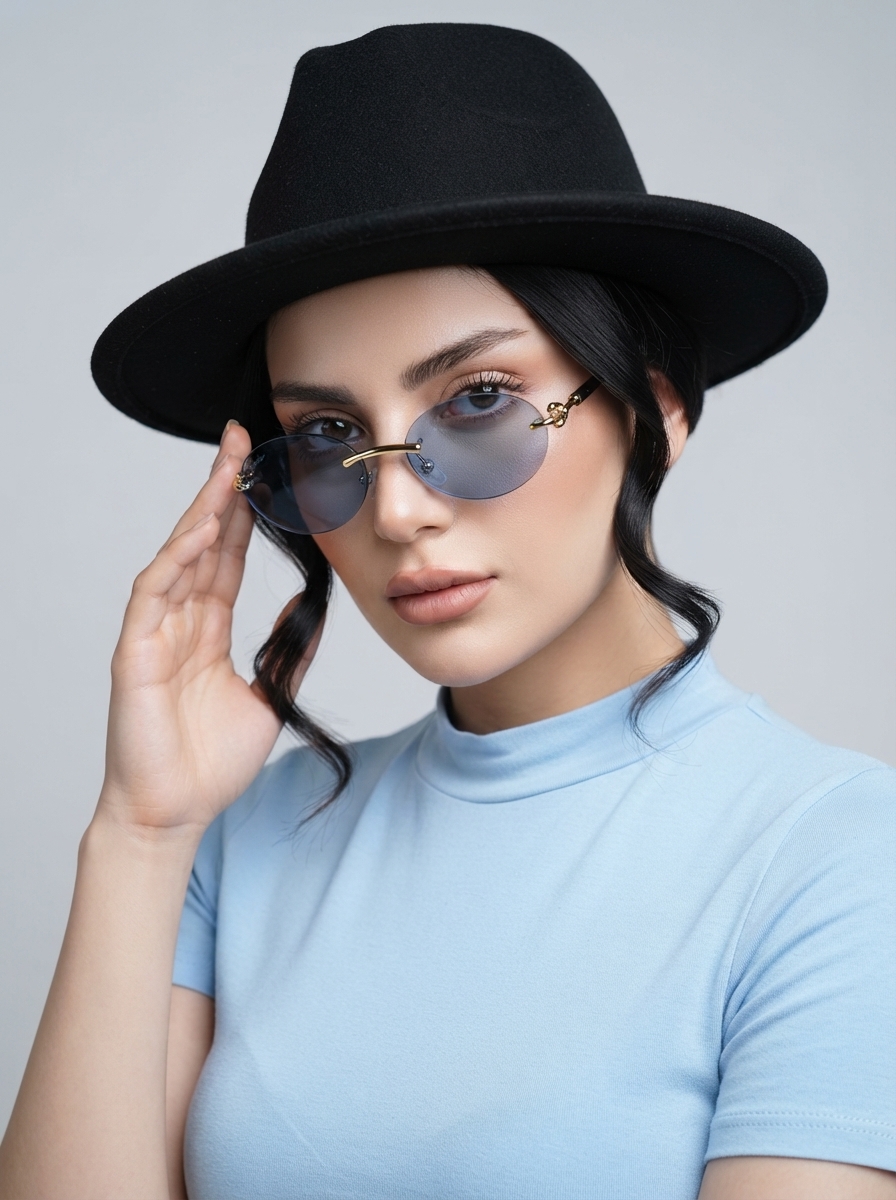عینک شب بدون فریم کلاسیک tiffany