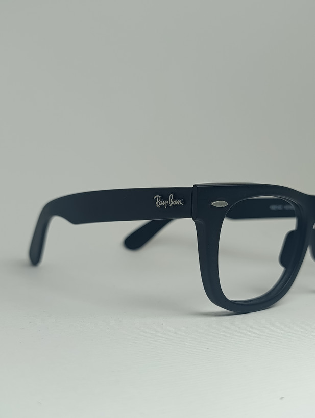عینک طبی مردونه rayban کائوچویی مشکی مات