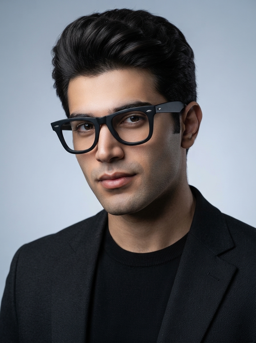 عینک طبی مردونه rayban کائوچویی مشکی مات