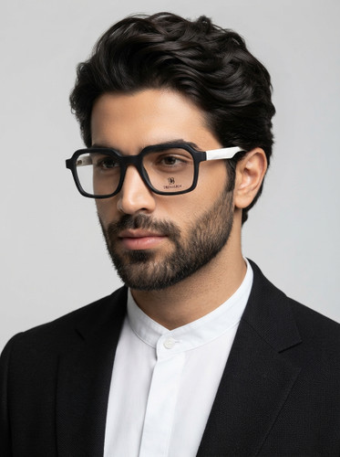 عینک طبی مردانه trussardi مربعی ابی خاص