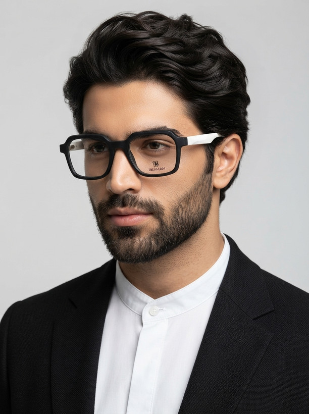 عینک طبی مردانه trussardi مربعی ابی خاص