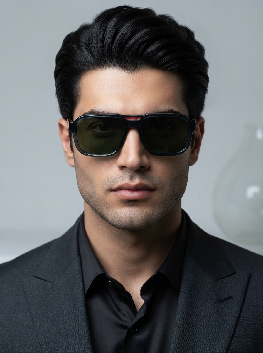 عینک آفتابی مردانه chic مربعی کلاسیک