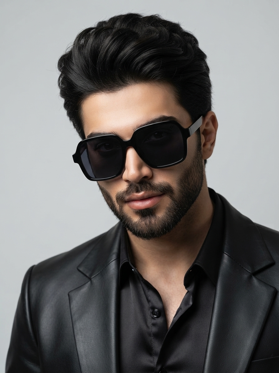 عینک آفتابی مردانه chic مربعی سایز بزرگ